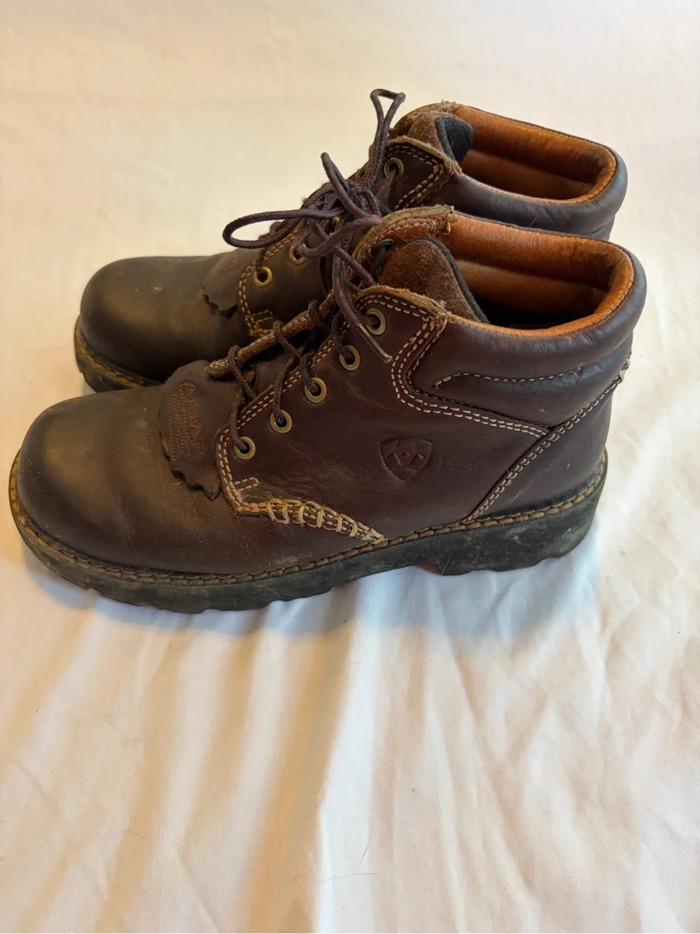 Ariat Canyon Lace-Up Leather Ankle Boots Women’s Size 7 Brown Style 10001254 177